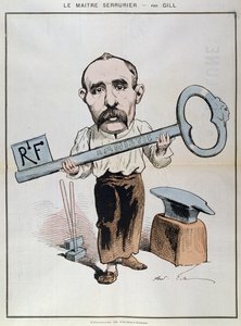 Caricature de Georges Clemenceau (1841-1929) de 